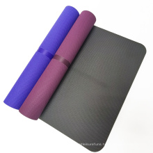 Eco Friendly Gym Custom 6mm Sports Fitness Equipment Comfortable Two Double Color Anti Slip Yoga Exercise Balance Mat